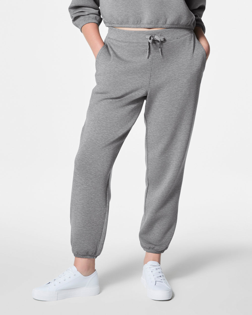 SPANX AIR ESSENTIALS JOGGER MEDIUM HEATHER GREY