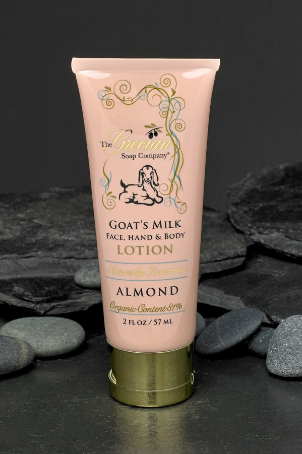 GRECIAN SOAP COMPANY ORGANIC GOAT'S MILK LOTION ALMOND