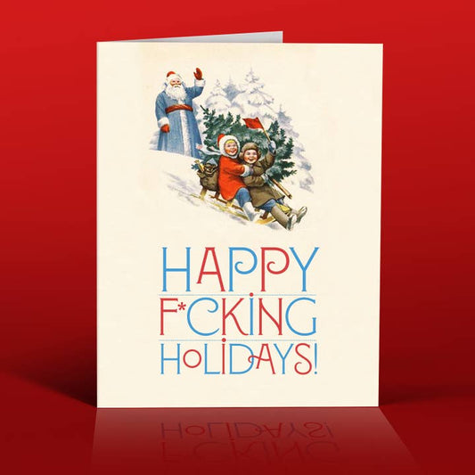 OFFENSIVE AND DELIGHTFUL GREETING CARD HL19