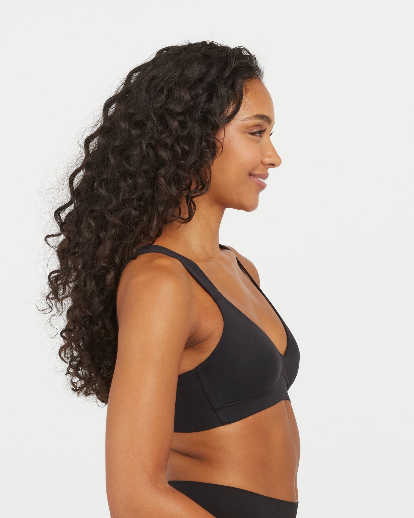 SPANX BRA-LLELUJAH UNLINED BRALETTE NAKED VERY BLACK