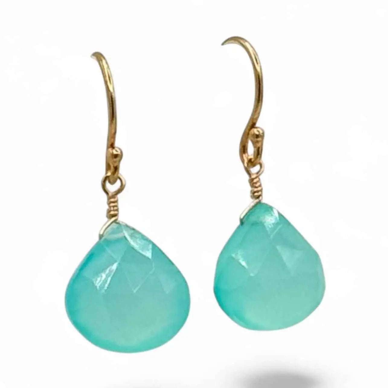FLYING LIZARD AQUA BLUE EARRINGS