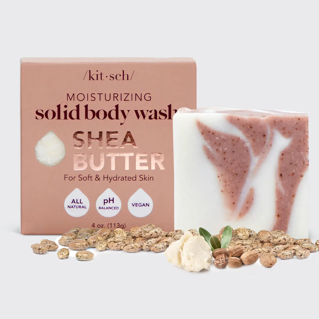 Kitsch Shea Butter Solid Body Wash Bar