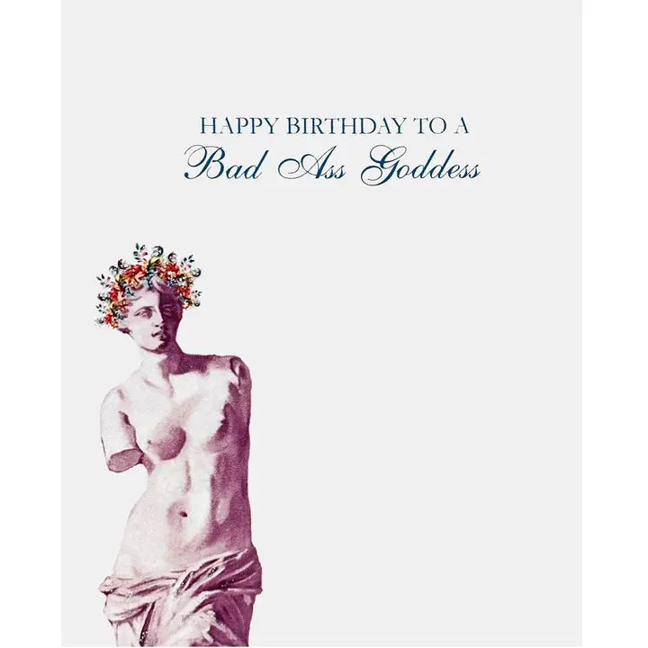 LUMIA VENUS DE MILO BADASS GODDESS BIRTHDAY CARD