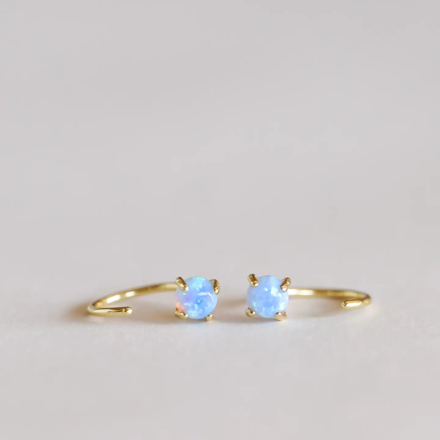 JAXKELLY  Huggies - Fire Opal - Earrings