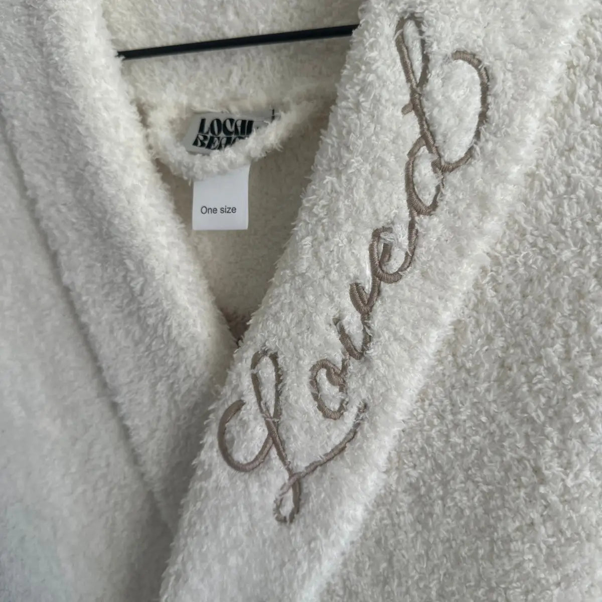 LOCAL BEACH LOVE COLLECTION HEART LUX ROBE CREAM /SAND