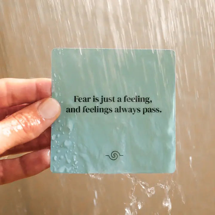 JAXKELLY GIFT SET  SHOWER AFFIRMATION CARDS ANXIETY