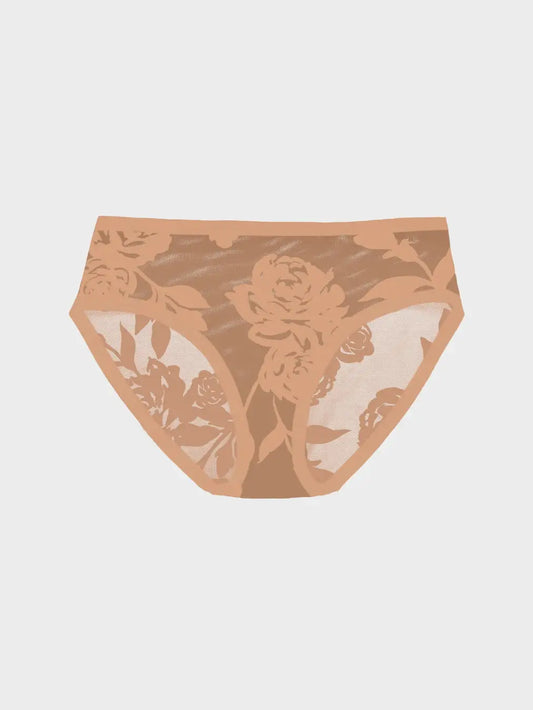 EBY SHEER FLOCKED BRIEF MADAM JOLIE