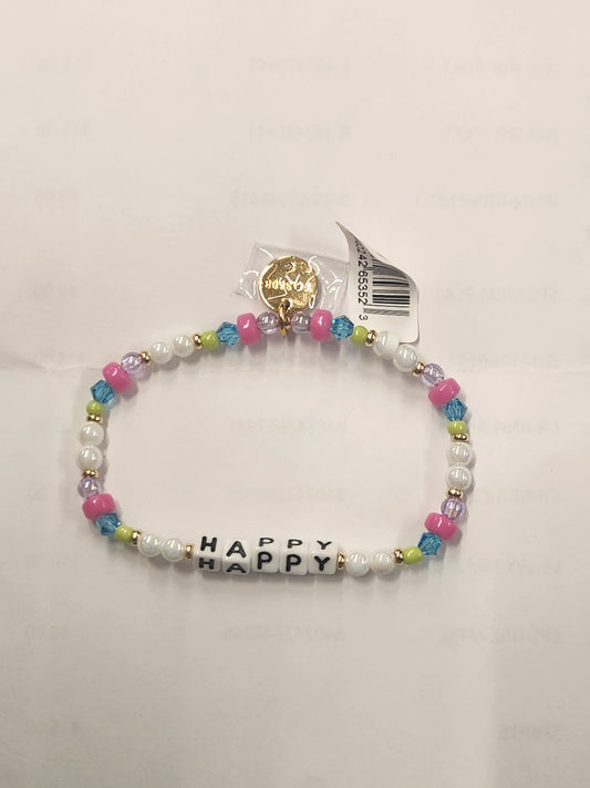 LITTLE WORDS PROJECT HAPPY BRACELET