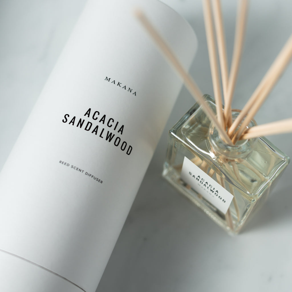 MAKANA REED DIFFUSER ACACIA SANDALWOOD