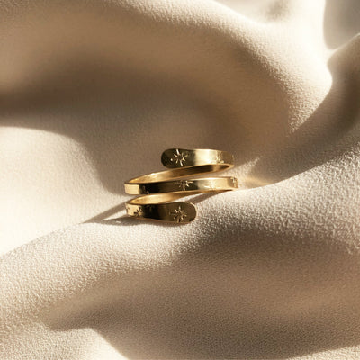 In Situ June Star Ring 14K Gold Fill