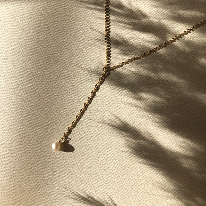 In Situ Mae Lariat Necklace 14K gf