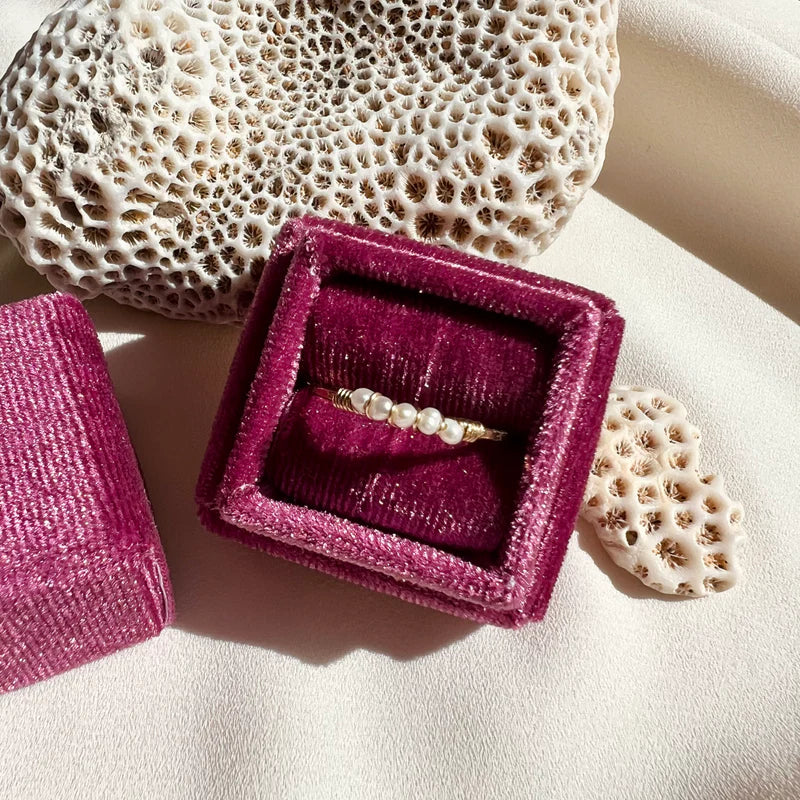 In Situ Oyster Ring 14K Gold Fill