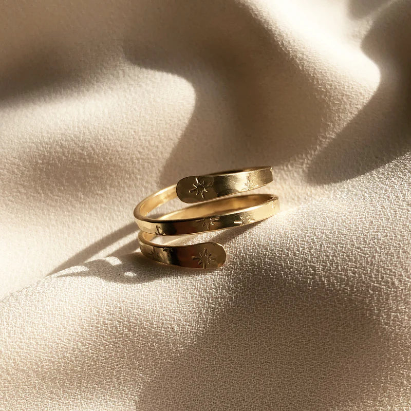 In Situ June Star Ring 14K Gold Fill