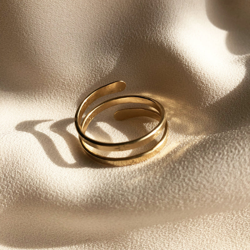 In Situ June Star Ring 14K Gold Fill