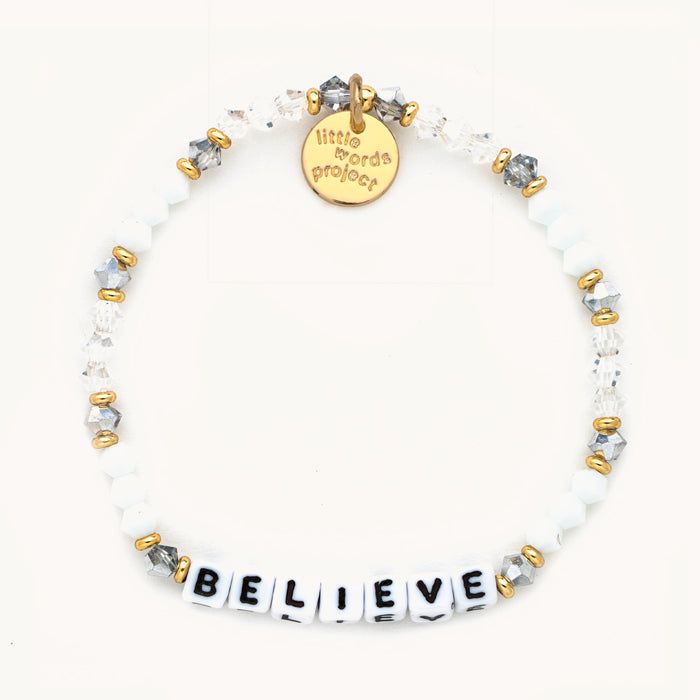 LITTLE WORDS PROJECT BELIEVE BRACELET