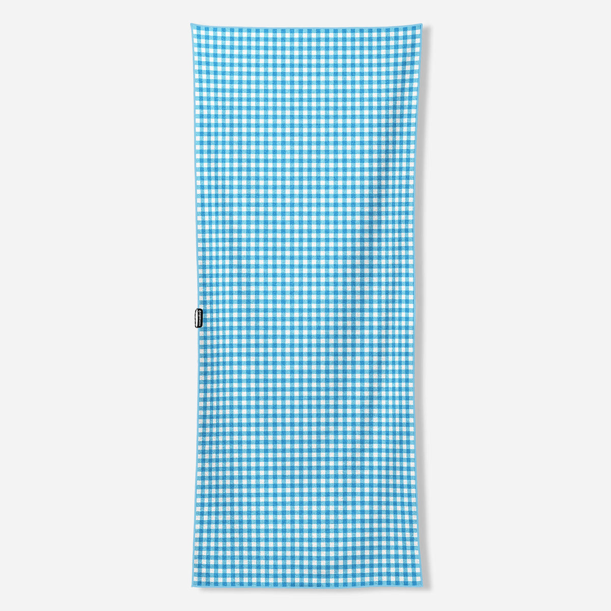NOMADIX ORIGINAL YOGA TOWEL GINGHAM SKY BLUE