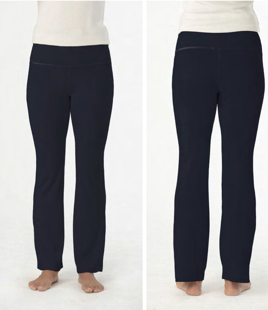 MILA RIB PULL ON PANT YOGA BLACK