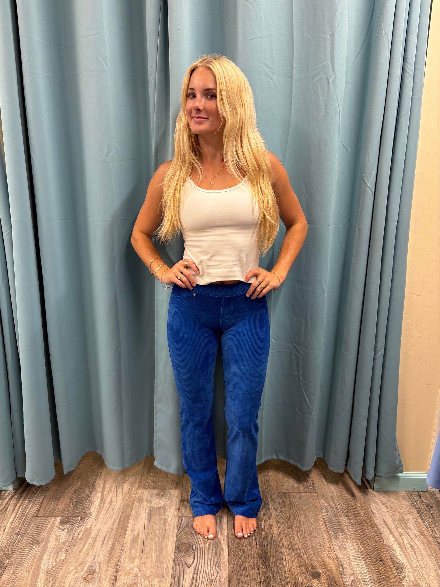 GODDESSWEAR CORDUROY CLASSIC FLARE PANT HIGH WAIST 886