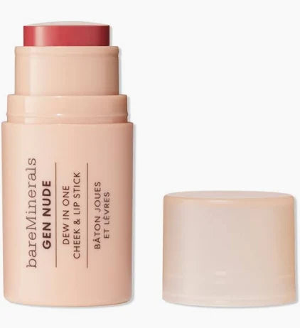BARE MINERALS GEN NUDE Dew in One Cheek And Lip Stick All Colors