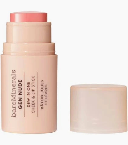 BARE MINERALS GEN NUDE Dew in One Cheek And Lip Stick All Colors