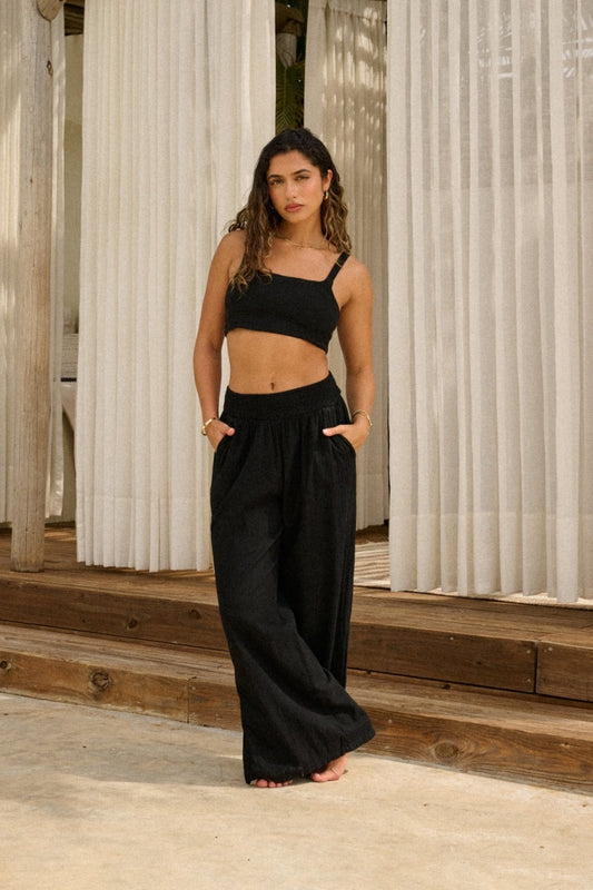 BLANCO BY NATURE ARIA PANT BLACK