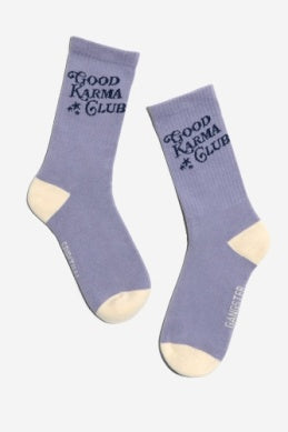 SPIRITUAL GANGSTER KARMA CLUB CREW SOCK DAWN