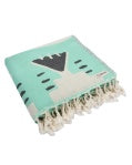 SAND CLOUD ROSARITO BLANKET FLORIDA TEAL