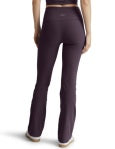 BEYOND YOGA SPACEDYE HIGH WAISTED PRACTICE POCKET BOOTCUT PANT EGGPANT PURPLE HEATHER
