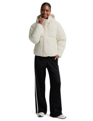 BEYOND YOGA UP FOR IT PUFF MATTE JACKET SEA SALT