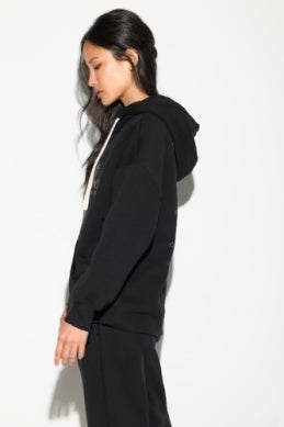 SPIRITUAL GANGSTER LIVE FREE BOYFRIEND FULL ZIP JACKET BLACK