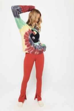 SPIRITUAL GANGSTER TIE DYE MAUDE SWEATER