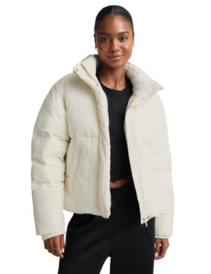 BEYOND YOGA UP FOR IT PUFF MATTE JACKET SEA SALT