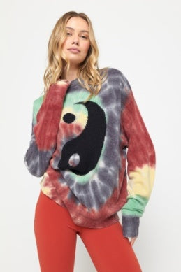 SPIRITUAL GANGSTER TIE DYE MAUDE SWEATER