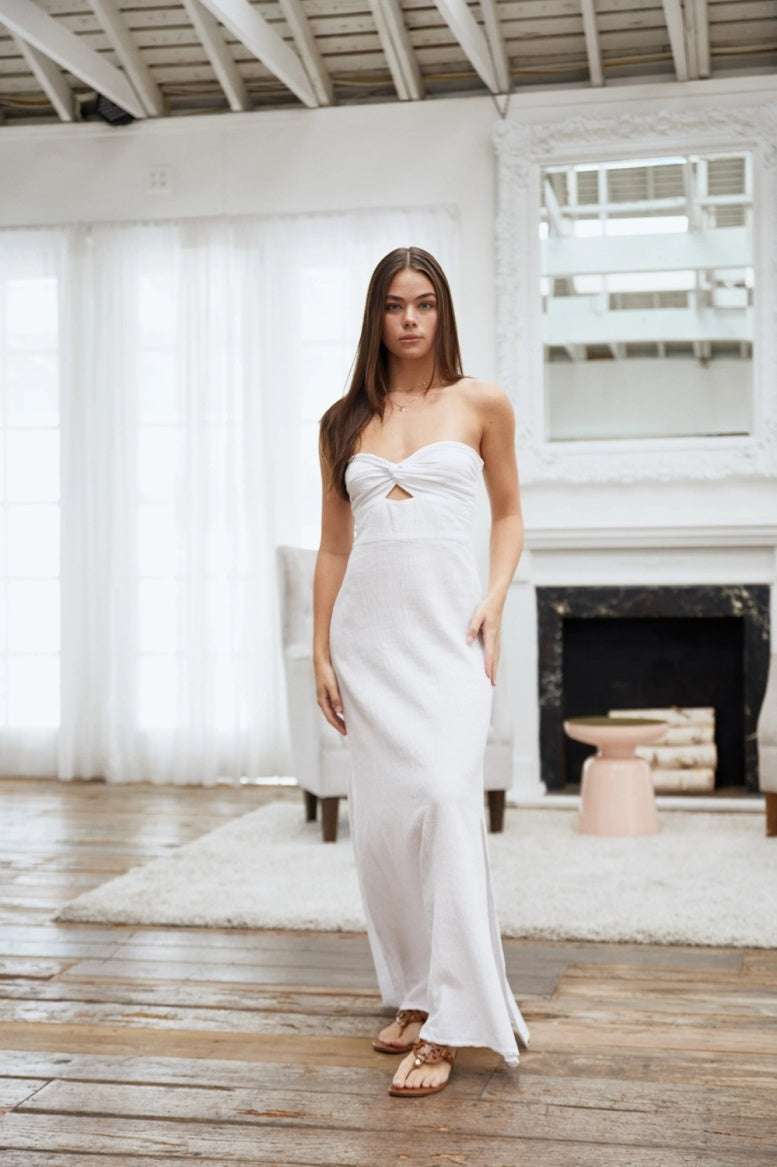 BLANCO BY NATURE ZOEY CATALAYA DRESS WHITE