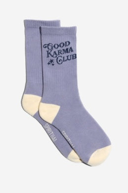 SPIRITUAL GANGSTER KARMA CLUB CREW SOCK DAWN