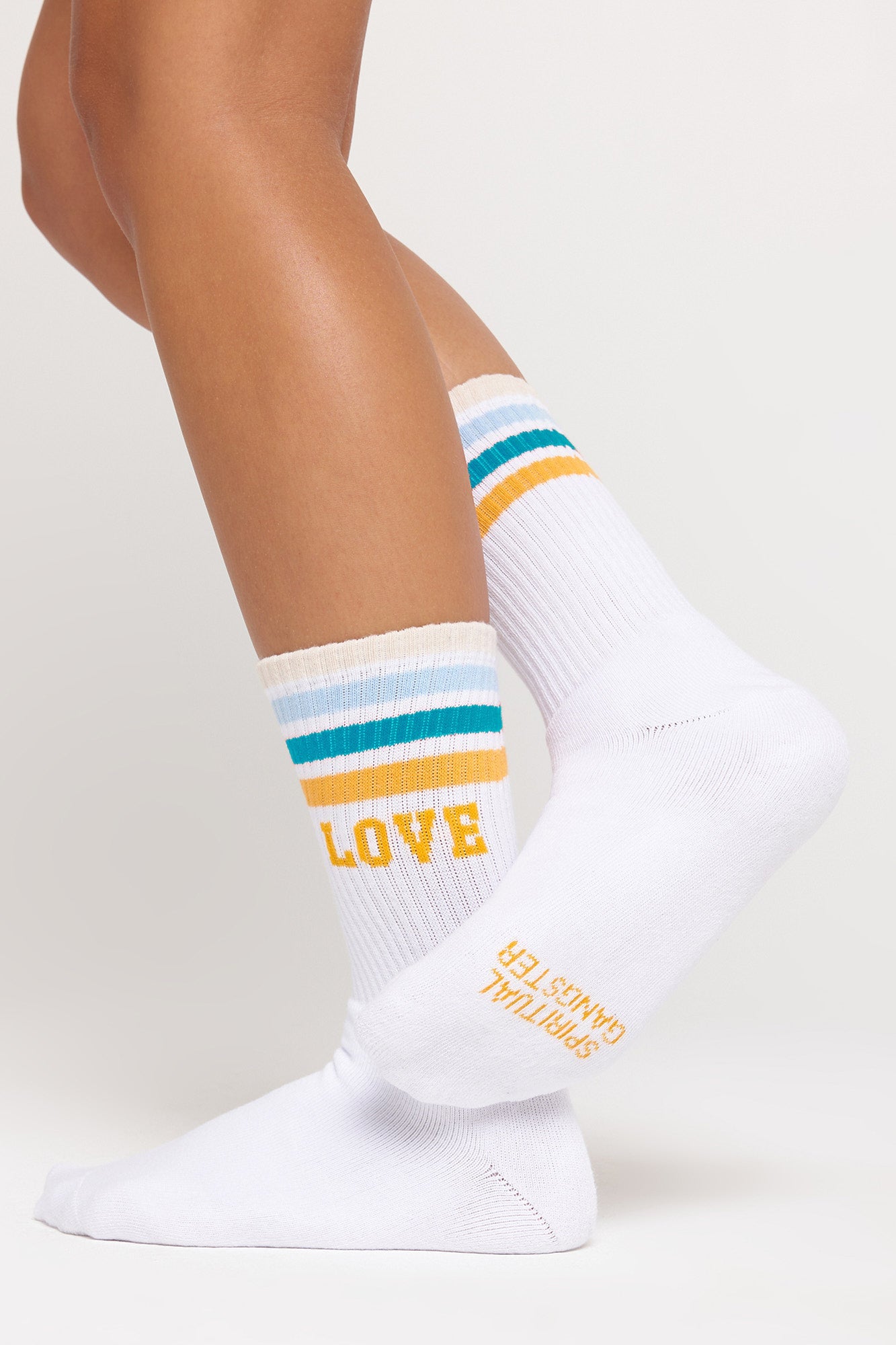 SPIRITUAL GANGSTER LOVE CREW SOCK