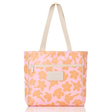 ALOHA COLLECTION GO TO TOTE PINK ORANGE