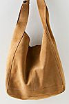 FREE PEOPLE JESSA SUEDE CARRYALL SAND