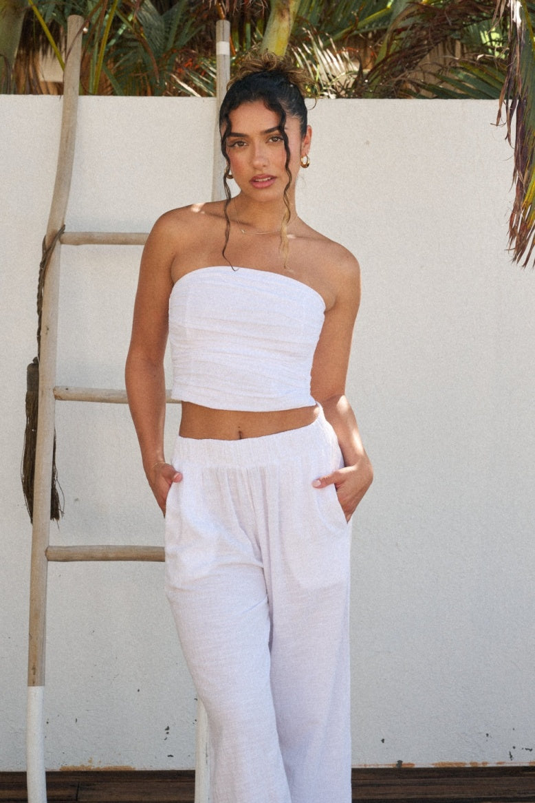BLANCO BY NATURE CHARLOTTE TOP WHITE