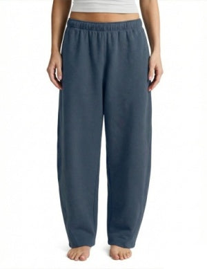 BEYOND YOGA LuxeFleece Barrel Sweatpant BLUE TUNDRA HEATHER