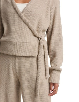 BEYOND YOGA LUXELAYER PULLOVER OATMEAL