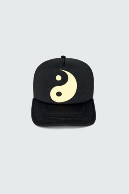 SPIRITUAL GANGSTER YIN YANG TRUCKER HAT BLACK