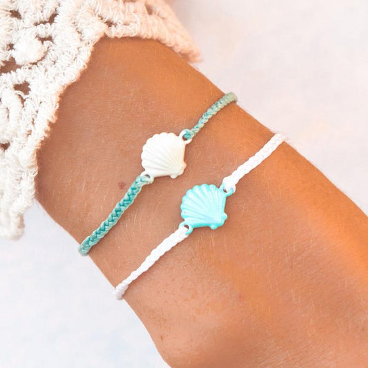 PURA VIDA IRIDESCENT SHELL BRACELET
