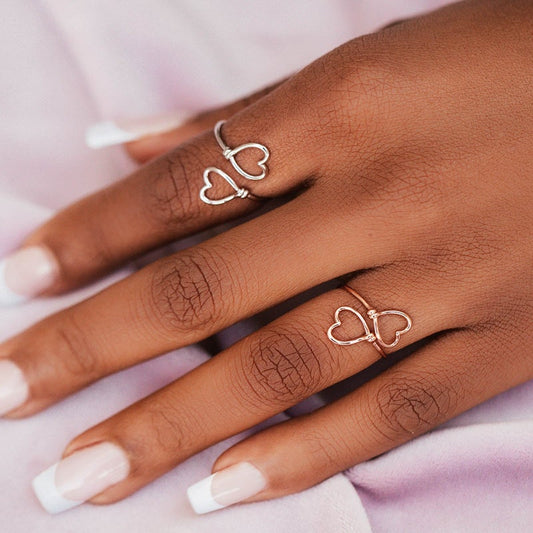 PURA VIDA HEART WIRE WRAP RING NEW!!