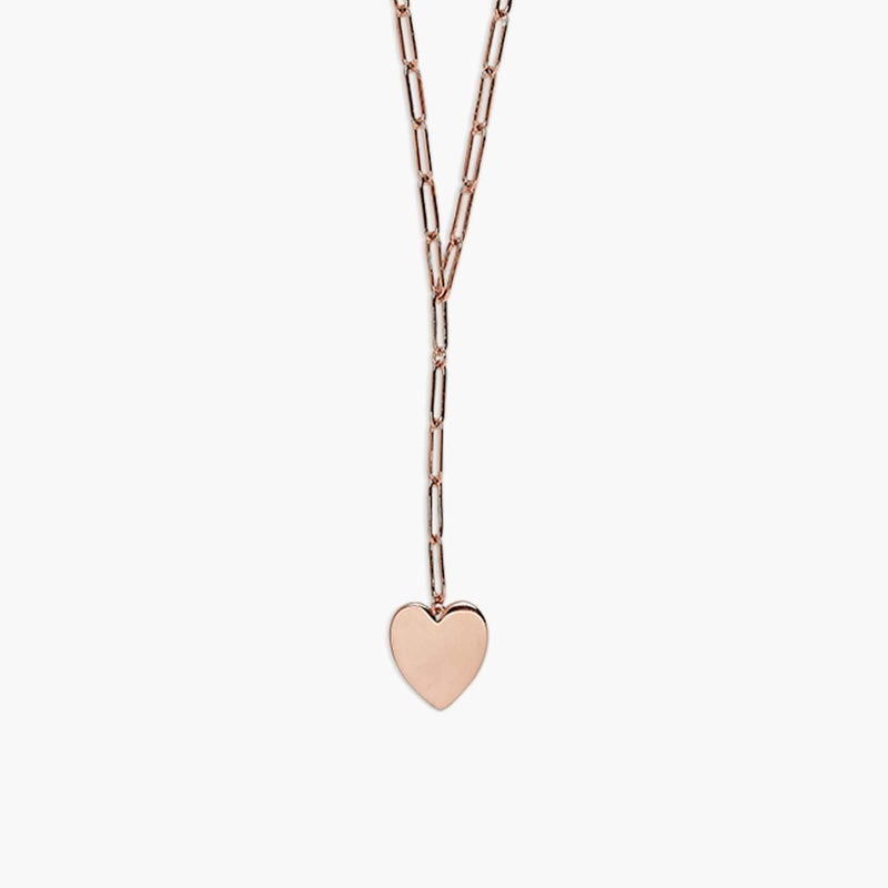 PURA VIDA ONE AND ONLY DROP NECKLACE ROSE GOLD NEW