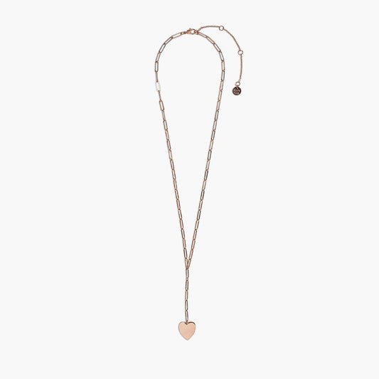 PURA VIDA ONE AND ONLY DROP NECKLACE ROSE GOLD NEW