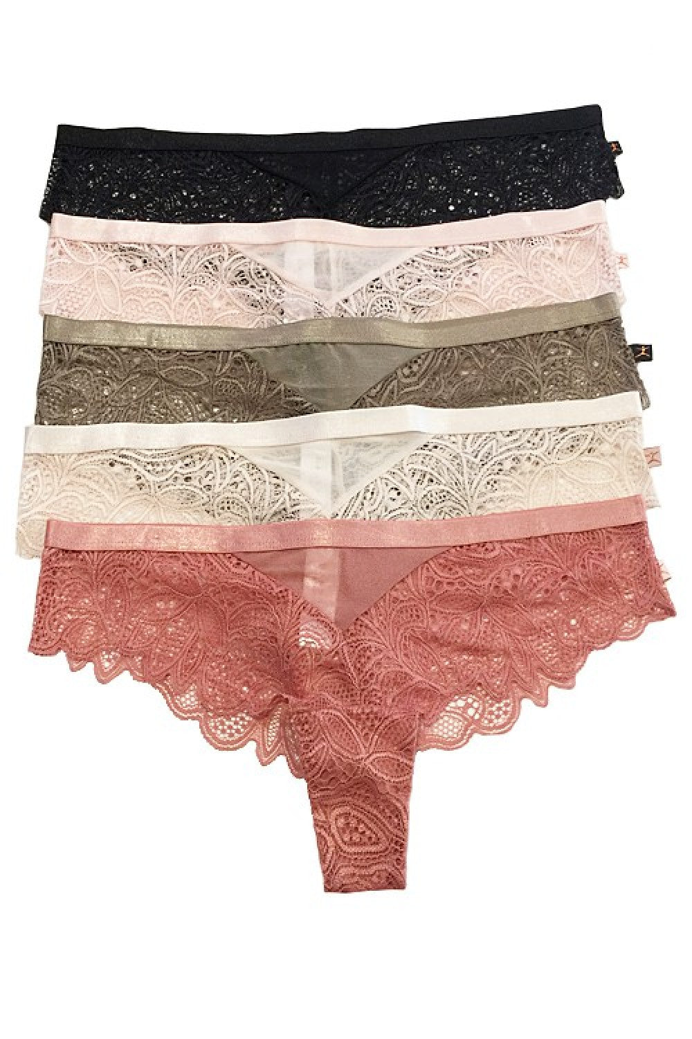 ANEMONE PRETTY LACE THONG MULTIPLE COLORS