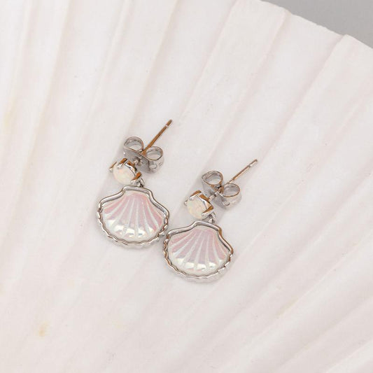 PURA VIDA MERMAID SHELL EARRINGS