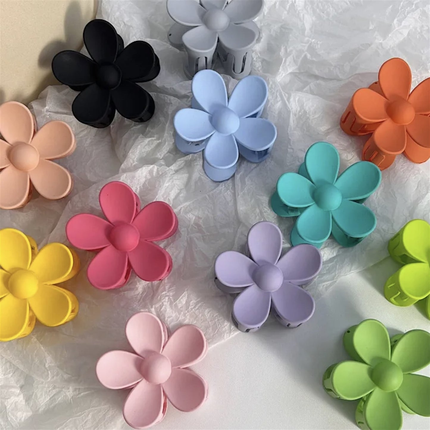 HARRIS GIRLS & CO FLOWER POWER HAIR CLIP ASSORTED COLORS