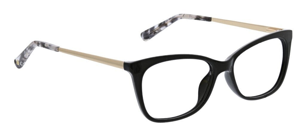 PEEPERS READING GLASSES SEE THE BEAUTY BLUE LIGHT BLACK
